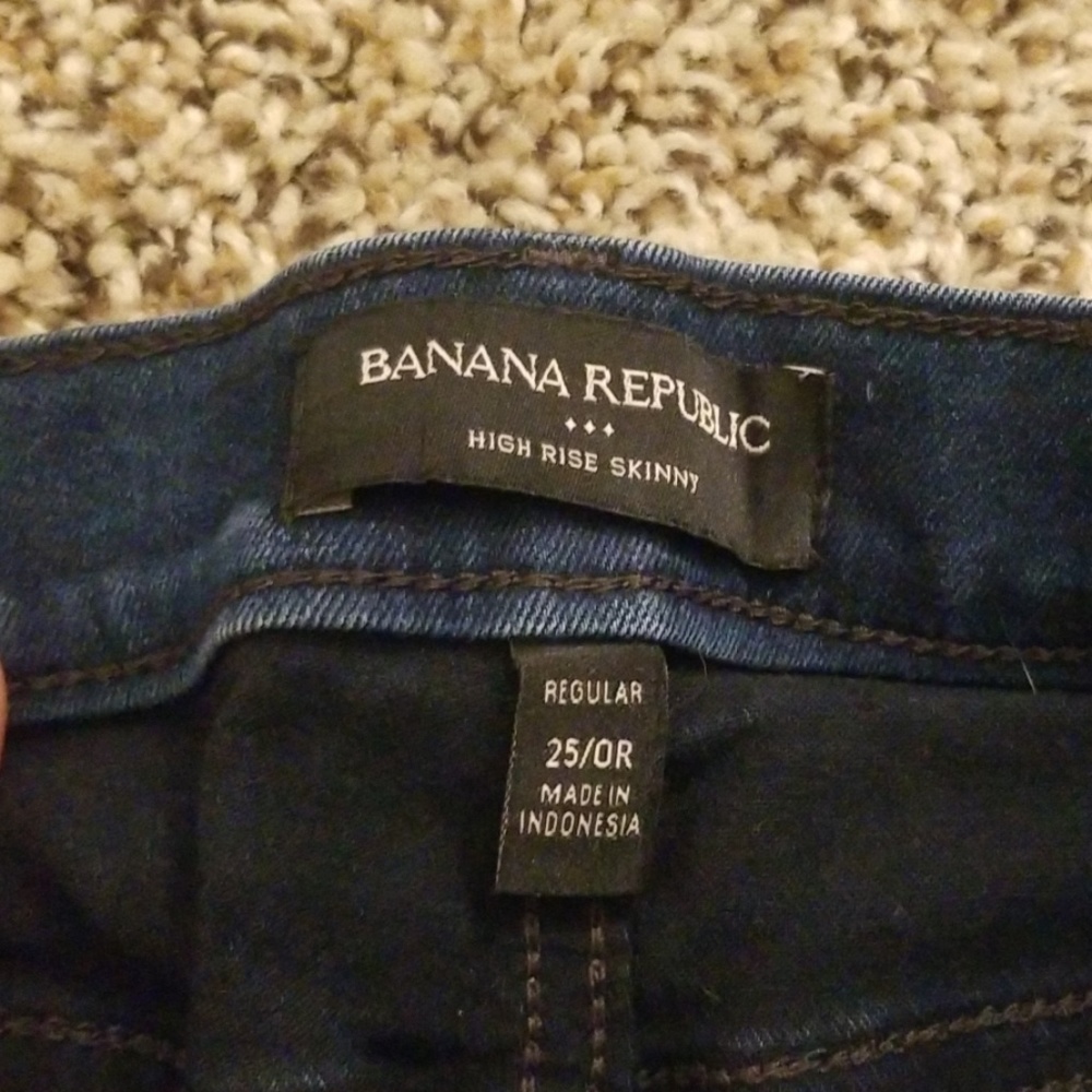 High rise skinny jean
